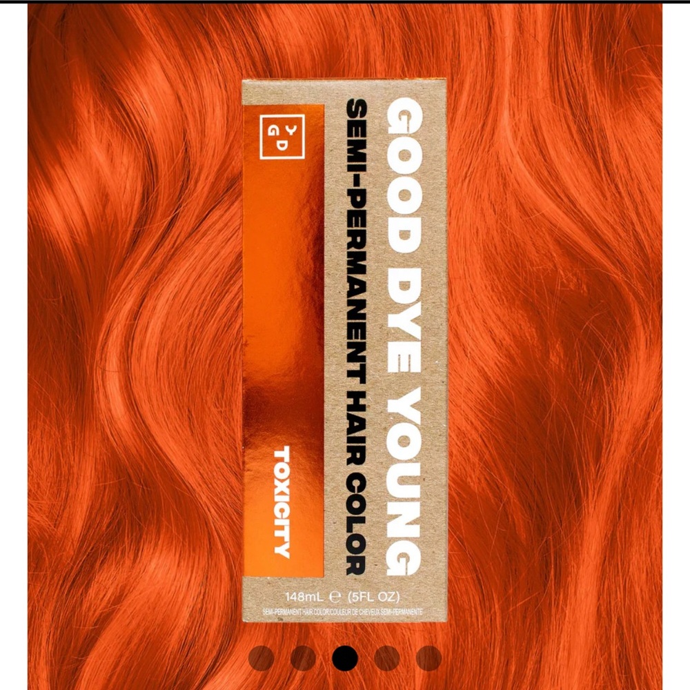 Vibrant Orange Hair Dye